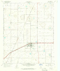 Idalou 1965 topographic map preview