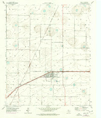 Idalou 1965 topographic map thumbnail