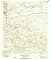 Independence Spring 1973 topographic map thumbnail