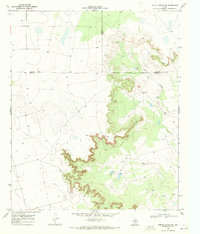 Indian Canyon NE 1969 topographic map preview