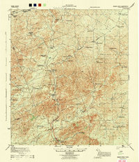 Indian Creek 1944 topographic map thumbnail