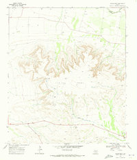 Indian Mesa 1969 topographic map thumbnail