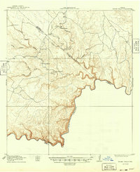 Indian Wells 1918 topographic map thumbnail
