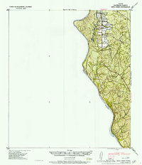 Indio Creek 1957 topographic map thumbnail