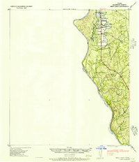 Indio Creek 1957 topographic map thumbnail