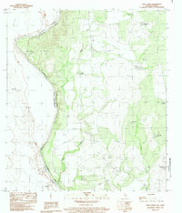 Indio Creek 1983 topographic map thumbnail