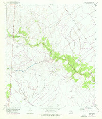 Inez NW 1951 topographic map preview