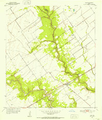 Inez 1951 topographic map thumbnail