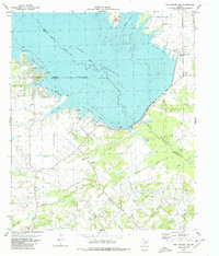 Iron Bridge Dam 1980 topographic map thumbnail