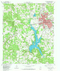 Jacksonville West 1982 topographic map thumbnail