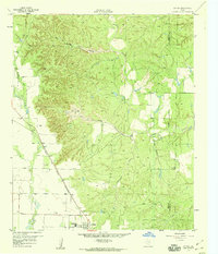 Jayton 1958 topographic map thumbnail