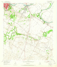 Montopolis 1955 topographic map preview