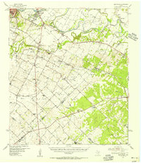 Montopolis 1955 topographic map preview
