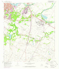 Montopolis 1973 topographic map preview