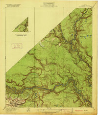 Moonshine Hill 1920 topographic map thumbnail