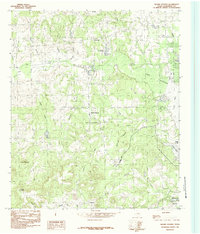 Moore Station 1984 topographic map thumbnail