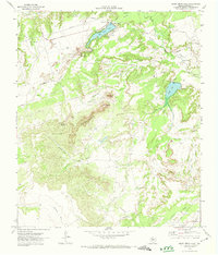 Moss Creek Lake 1971 topographic map thumbnail