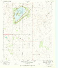 Mound Lake 1969 topographic map thumbnail