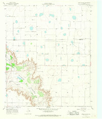 Mount Blanco 1966 topographic map thumbnail