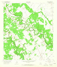 Mount Olive 1963 topographic map thumbnail