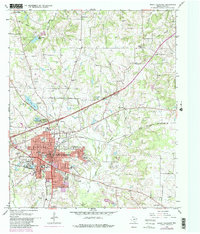 Mount Pleasant 1965 topographic map thumbnail