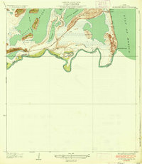 Mouth Of Rio Grande 1936 topographic map thumbnail