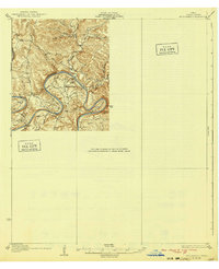 Mt. Bonnell 1932 topographic map thumbnail