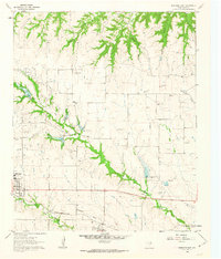 Muenster East 1961 topographic map thumbnail