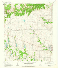 Muenster West 1961 topographic map thumbnail