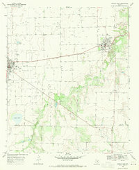 Munday East 1968 topographic map thumbnail