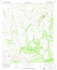 Mushaway Peak 1970 topographic map thumbnail