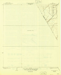 Mustang Bayou 1932 topographic map thumbnail