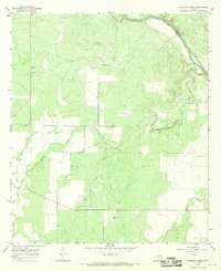 Mustang Creek 1967 topographic map thumbnail