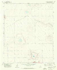 Mustang Lake 1971 topographic map thumbnail
