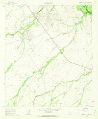 Narrow Bow Draw 1961 topographic map thumbnail