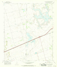 Natural Dam Lake 1966 topographic map thumbnail