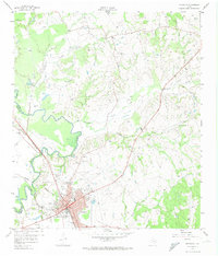 Navasota 1958 topographic map thumbnail