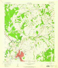 Navasota 1958 topographic map thumbnail