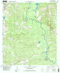Neches 1982 topographic map thumbnail