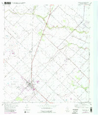 Needville 1953 topographic map thumbnail