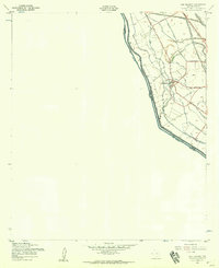 San Elizario 1955 topographic map thumbnail