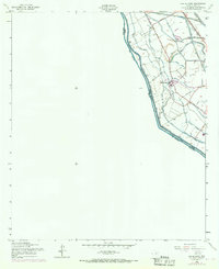 San Elizario 1955 topographic map thumbnail