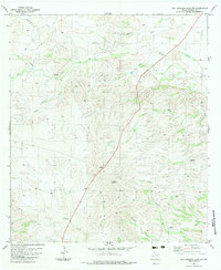 San Esteban Lake SW 1983 topographic map thumbnail