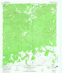 San Geronimo 1970 topographic map thumbnail