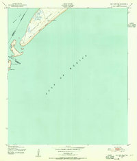 San Luis Pass 1943 topographic map thumbnail