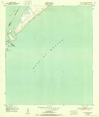 San Luis Pass 1943 topographic map thumbnail