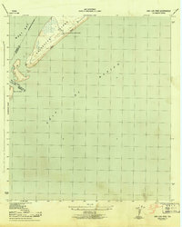 San Luis Pass 1943 topographic map thumbnail