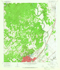 San Marcos North 1964 topographic map thumbnail