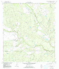 San Miguel Ranch 1969 topographic map thumbnail