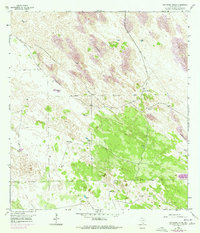San Pedro Ranch 1956 topographic map thumbnail